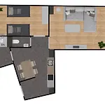 Smarte Dachgeschosswohnung mit 2 Terrassen direkt am Hauptbahnhof